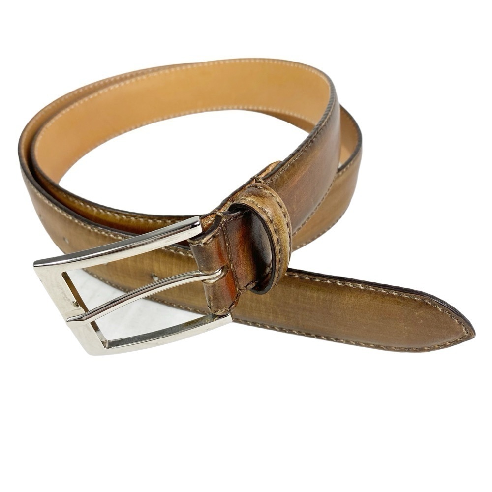 HARRIS DAL Barneys New York Men's Brown Leather Belt